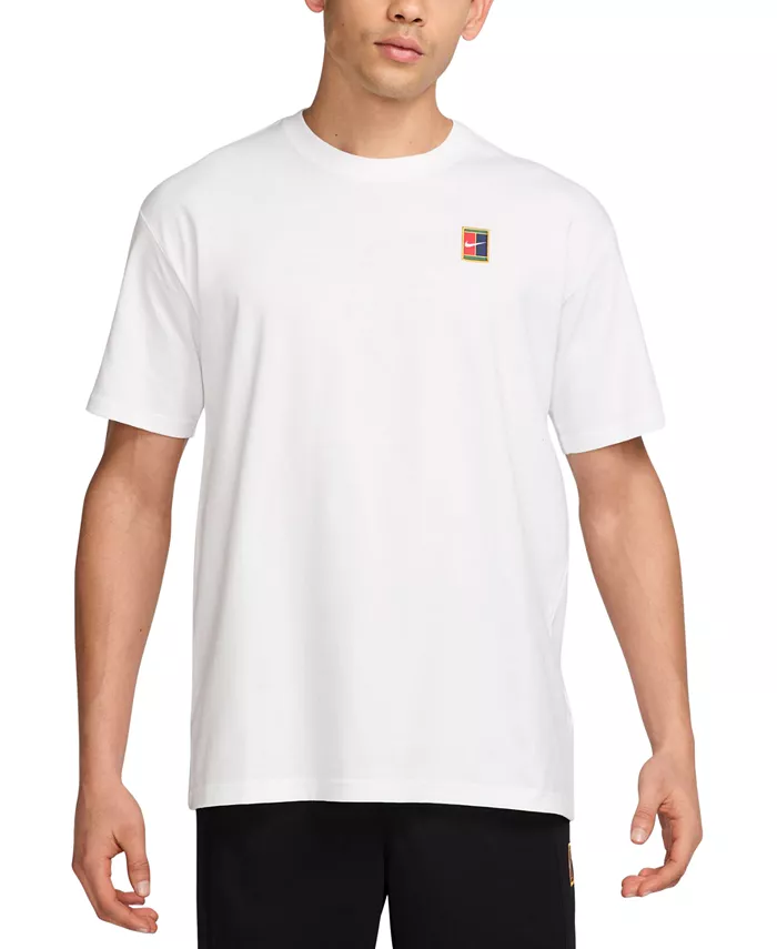 Мужская теннисная футболка Court Max90 свободного кроя с коротким рукавом Nike, белый
Мужская теннисная футболка Court Max90 свободного кроя с коротким рукавом Nike, белый