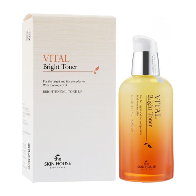 Яркий тоник для лица Vital The Skin House, 130 мл
Яркий тоник для лица Vital The Skin House, 130 мл