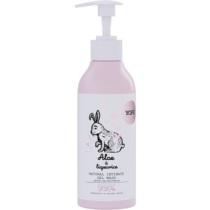 Натуральный гель для интимной гигиены с алоэ и солодкой, Yope
Натуральный гель для интимной гигиены с алоэ и солодкой, Yope