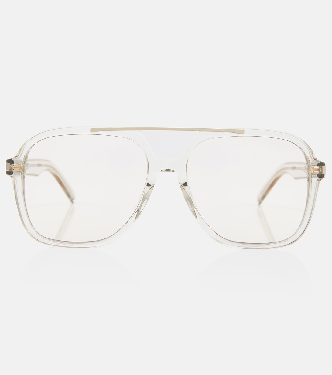 Солнцезащитные очки-авиаторы из ацетата Saint Laurent, нейтральный
Солнцезащитные очки-авиаторы из ацетата Saint Laurent, нейтральный