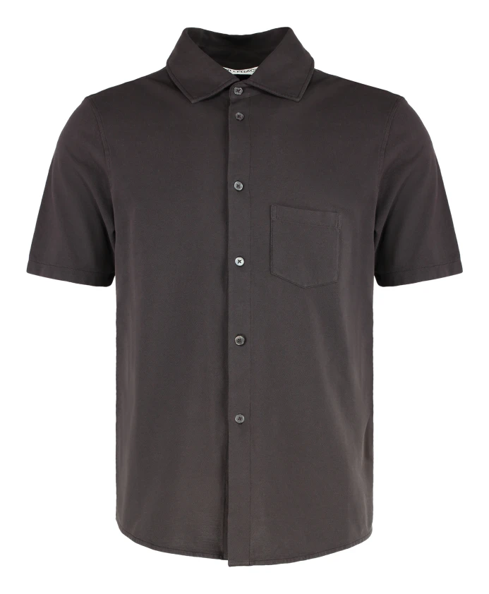 Хлопковая рубашка с коротким рукавом и карманом Our Legacy, коричневый
Хлопковая рубашка с коротким рукавом и карманом Our Legacy, коричневый
