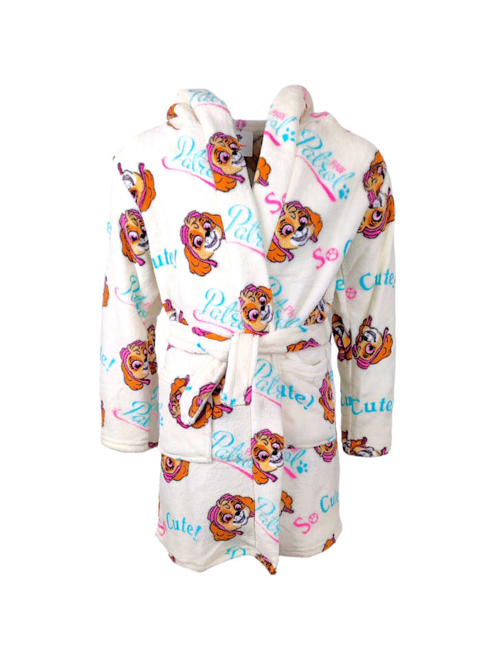 Paw Patrol Детский халат с капюшоном PAW Patrol Skye кремового цвета
Paw Patrol Детский халат с капюшоном PAW Patrol Skye кремового цвета