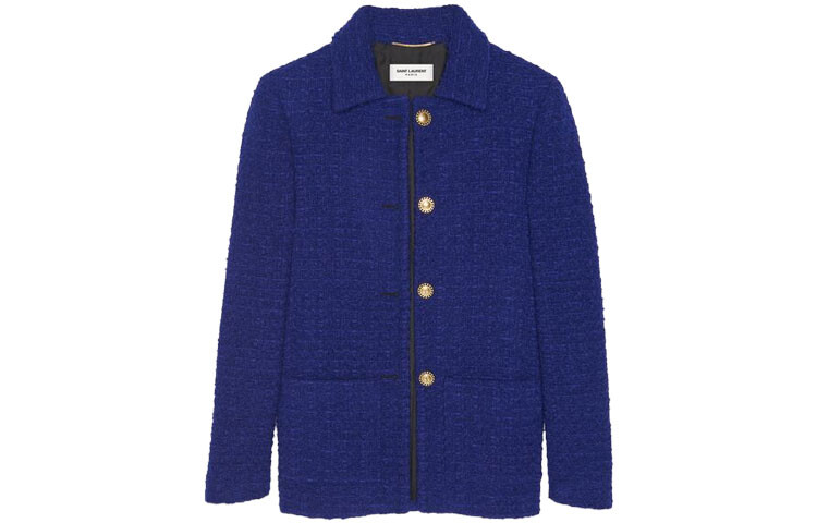 Пиджак женский Saint Laurent удлиненный, синий
Пиджак женский Saint Laurent удлиненный, синий