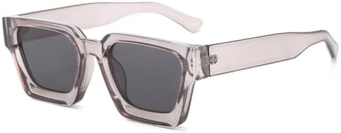 Квадратные солнцезащитные очки 2027 для женщин и мужчин, модные солнцезащитные очки в винтажном стиле, панк, маленькие очки с оправой, защита от УФ-излучения UV400 MTZJH, Gray Black
Квадратные солнцезащитные очки 2027 для женщин и мужчин, модные солнцезащитные очки в винтажном стиле, панк, маленькие очки с оправой, защита от УФ-излучения UV400 MTZJH, Gray Black