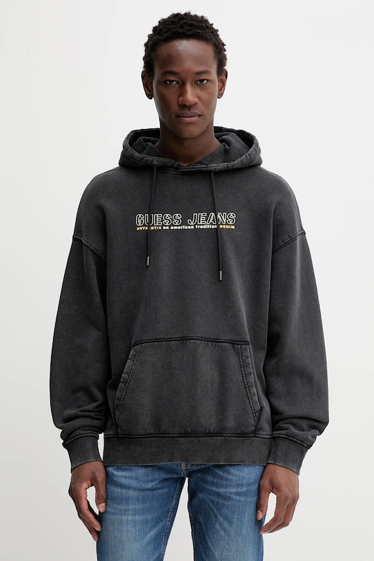 Хлопковая толстовка Guess Jeans, серый
Хлопковая толстовка Guess Jeans, серый