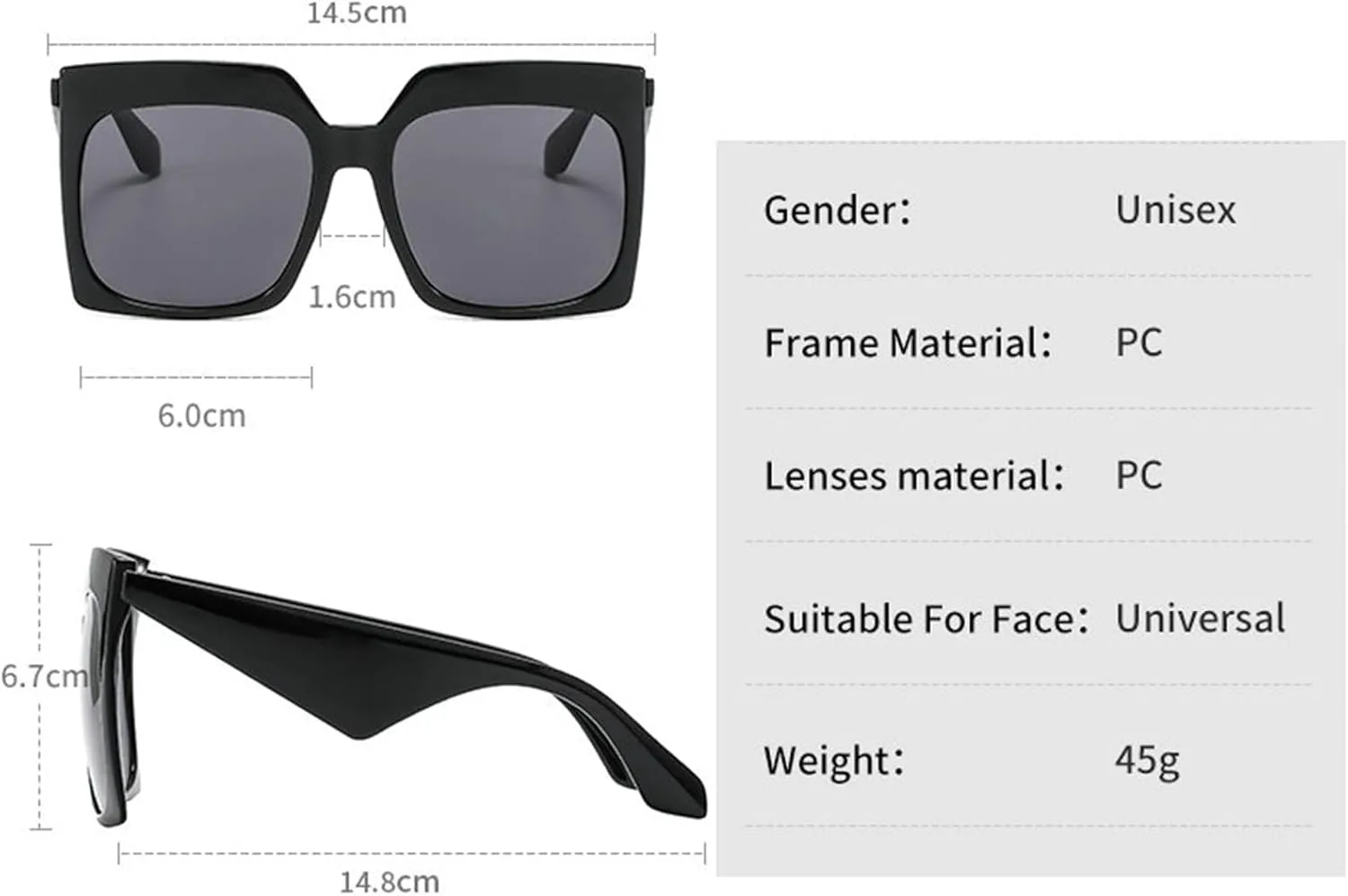 Willochra Большие квадратные солнцезащитные очки для женщин, роскошные винтажные зеленые солнцезащитные очки-щитки с защитой от УФ-излучения UV400 для женщин, C2
Willochra Большие квадратные солнцезащитные очки для женщин, роскошные винтажные зеленые солнцезащитные очки-щитки с защитой от УФ-излучения UV400 для женщин, C2