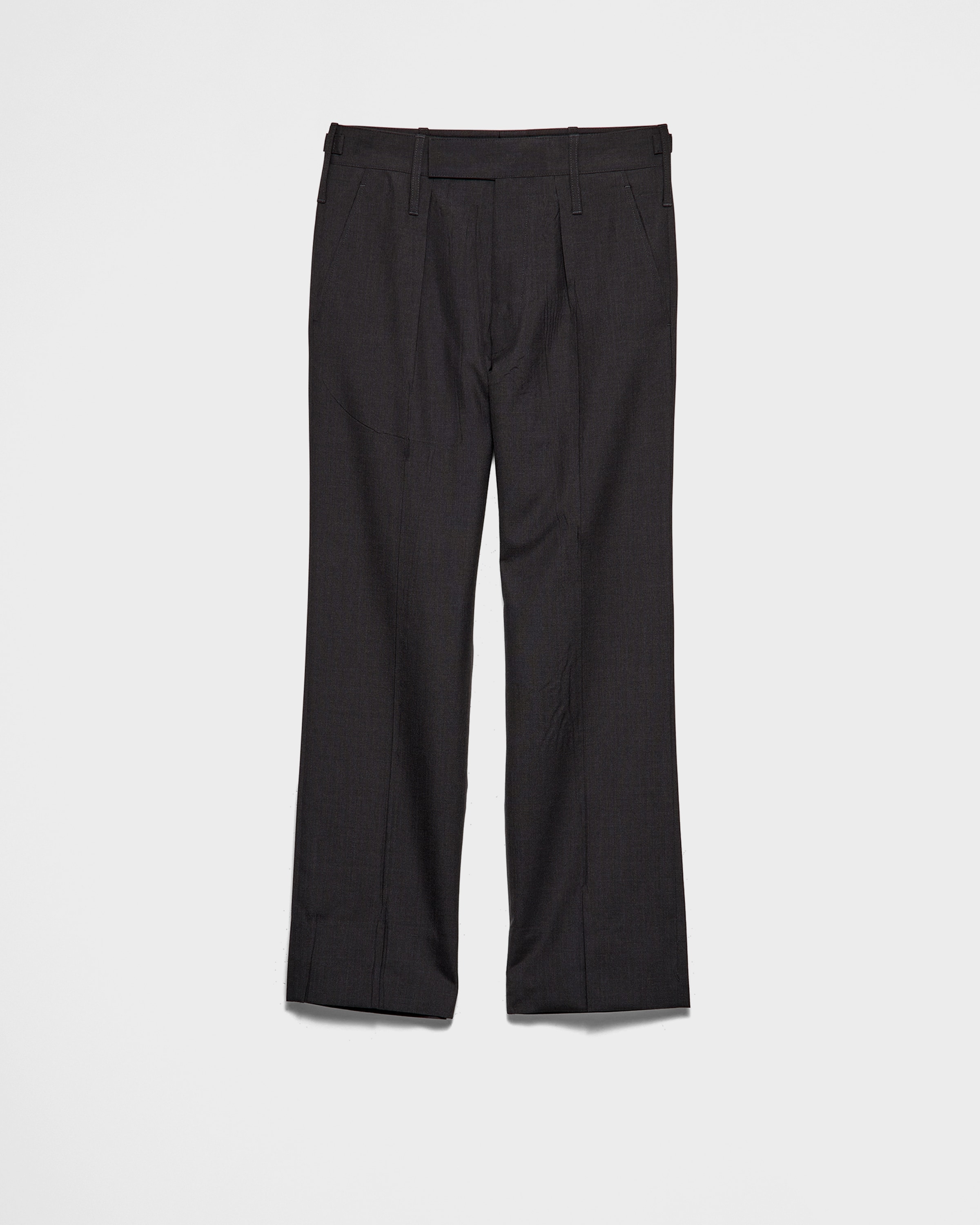 Брюки из мохера и шелка Prada, антрацитовый серый
Брюки из мохера и шелка Prada, антрацитовый серый