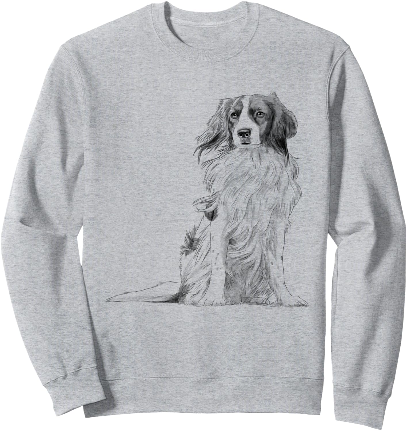 Толстовка с изображением сидящей собаки Койкеля и оленя Kooikerhondje Gift, серый
Толстовка с изображением сидящей собаки Койкеля и оленя Kooikerhondje Gift, серый