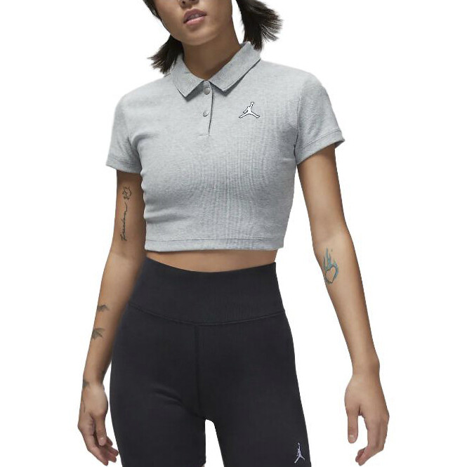 Укороченный топ женский светло-серый Jordan
Укороченный топ женский светло-серый Jordan