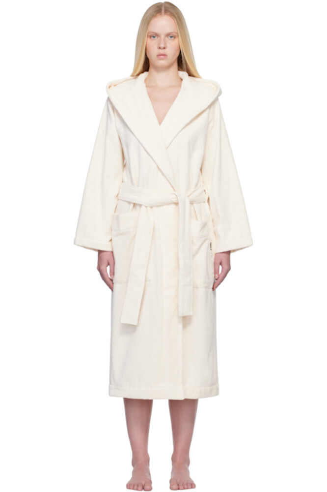 Бежевый махровый халат с капюшоном Tekla
Бежевый махровый халат с капюшоном Tekla