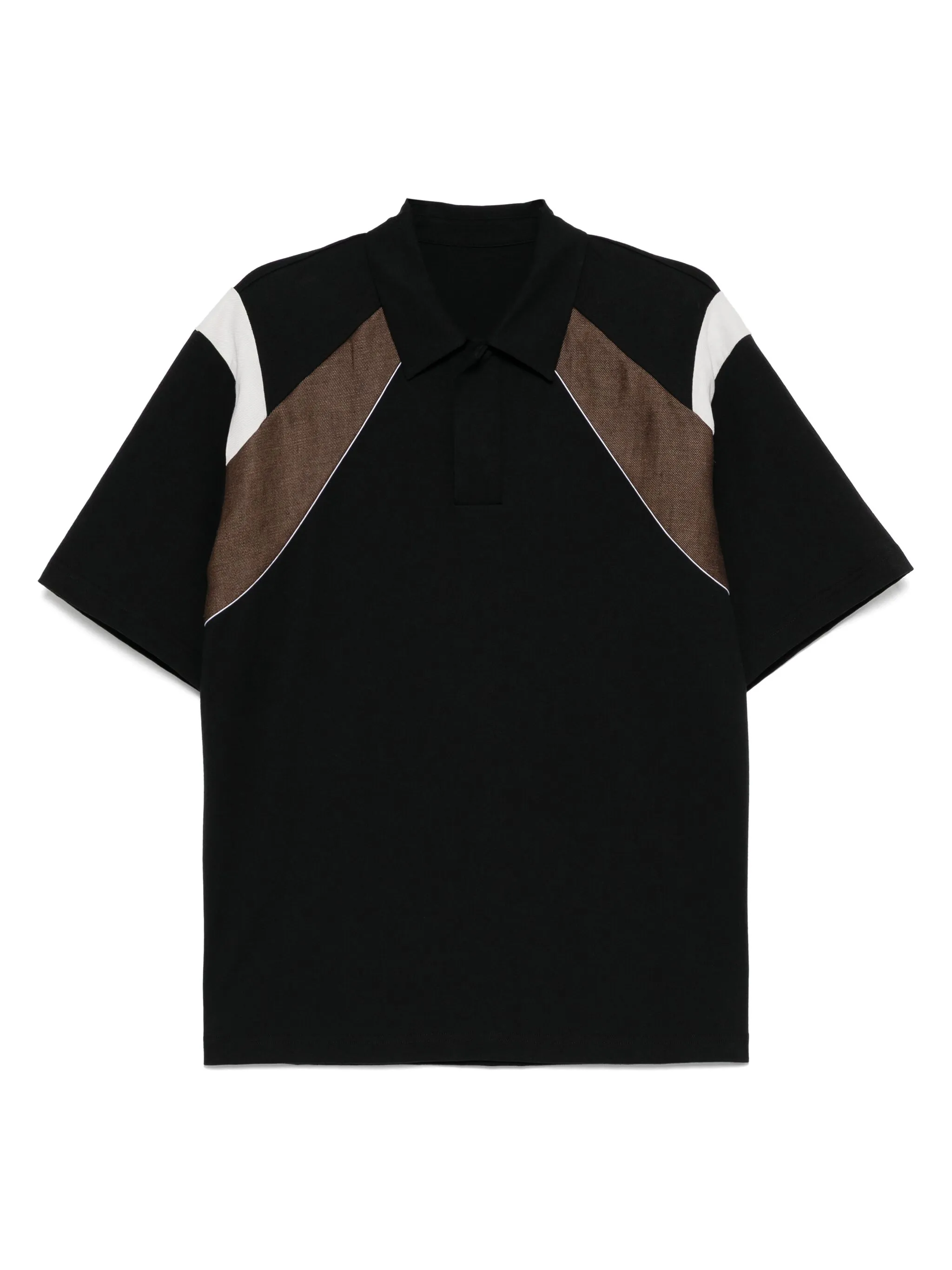 Рубашка поло со вставками Croquis, черный
Рубашка поло со вставками Croquis, черный