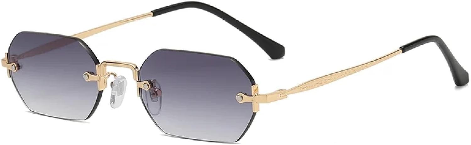 Солнцезащитные очки с защитой от УФ-излучения UV400 | Маленькие без оправы, серый градиент | Для женщин и мужчин, для занятий спортом на открытом воздухе и вождения LXLHWN, Gray
Солнцезащитные очки с защитой от УФ-излучения UV400 | Маленькие без оправы, серый градиент | Для женщин и мужчин, для занятий спортом на открытом воздухе и вождения LXLHWN, Gray