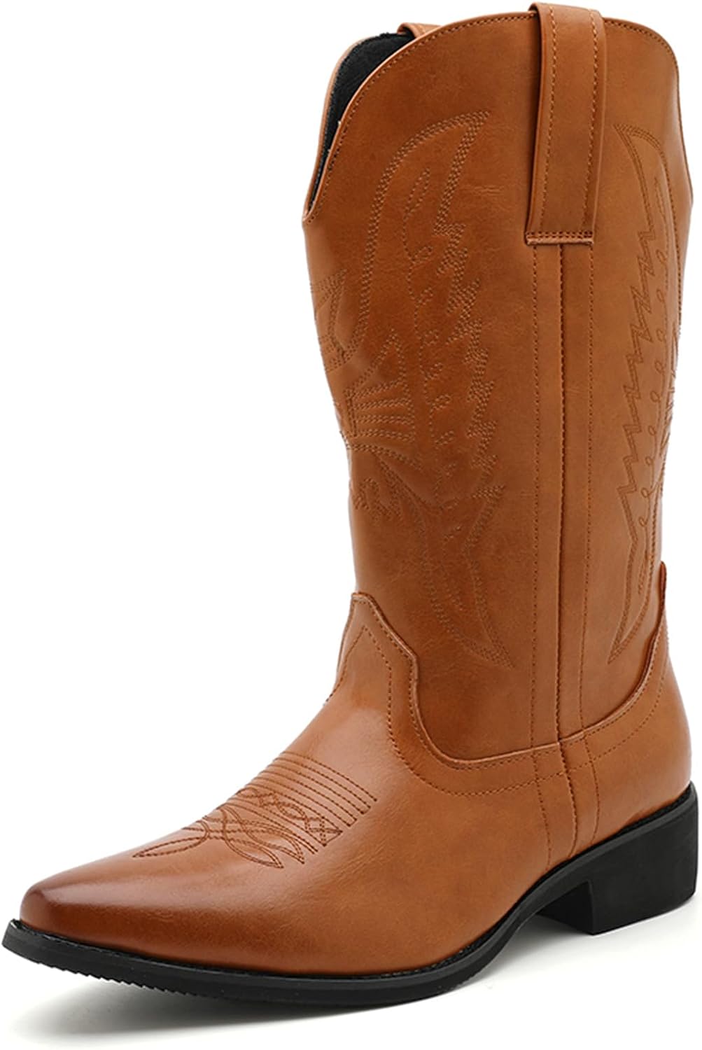 Мужские классические ковбойские ботинки CHUUMEE с вышивкой, противоскользящие, прочные, с заостренным носком, вестерн-стиль, коричневый
Мужские классические ковбойские ботинки CHUUMEE с вышивкой, противоскользящие, прочные, с заостренным носком, вестерн-стиль, коричневый