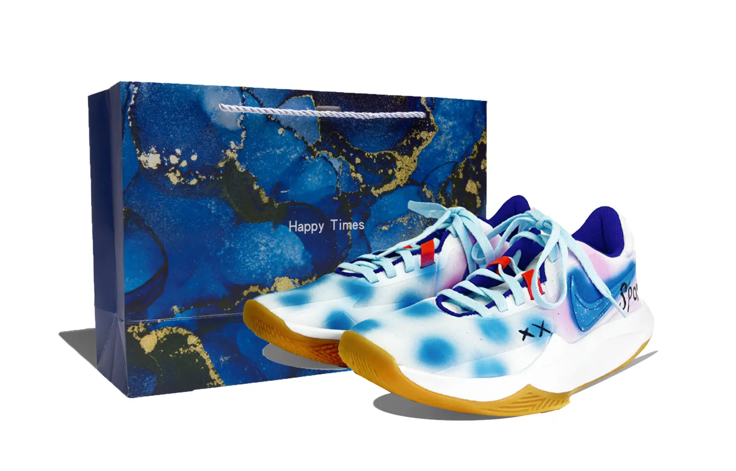 Nike Баскетбольные кроссовки Precision 1 Low Top, мужские, павлинье-синие 
Nike Баскетбольные кроссовки Precision 1 Low Top, мужские, павлинье-синие