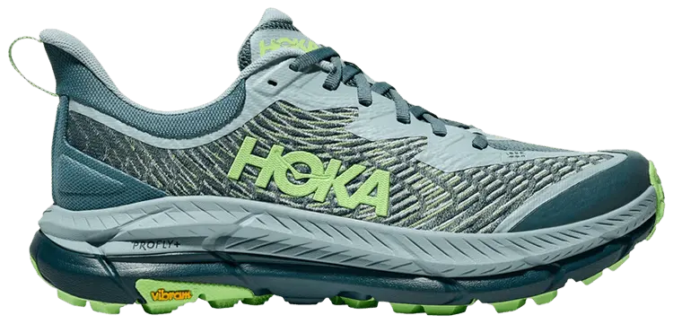 Кроссовки HOKA Mafate Speed 4 'Mountain Fog Druzy', бирюзовый 
Кроссовки HOKA Mafate Speed 4 'Mountain Fog Druzy', бирюзовый