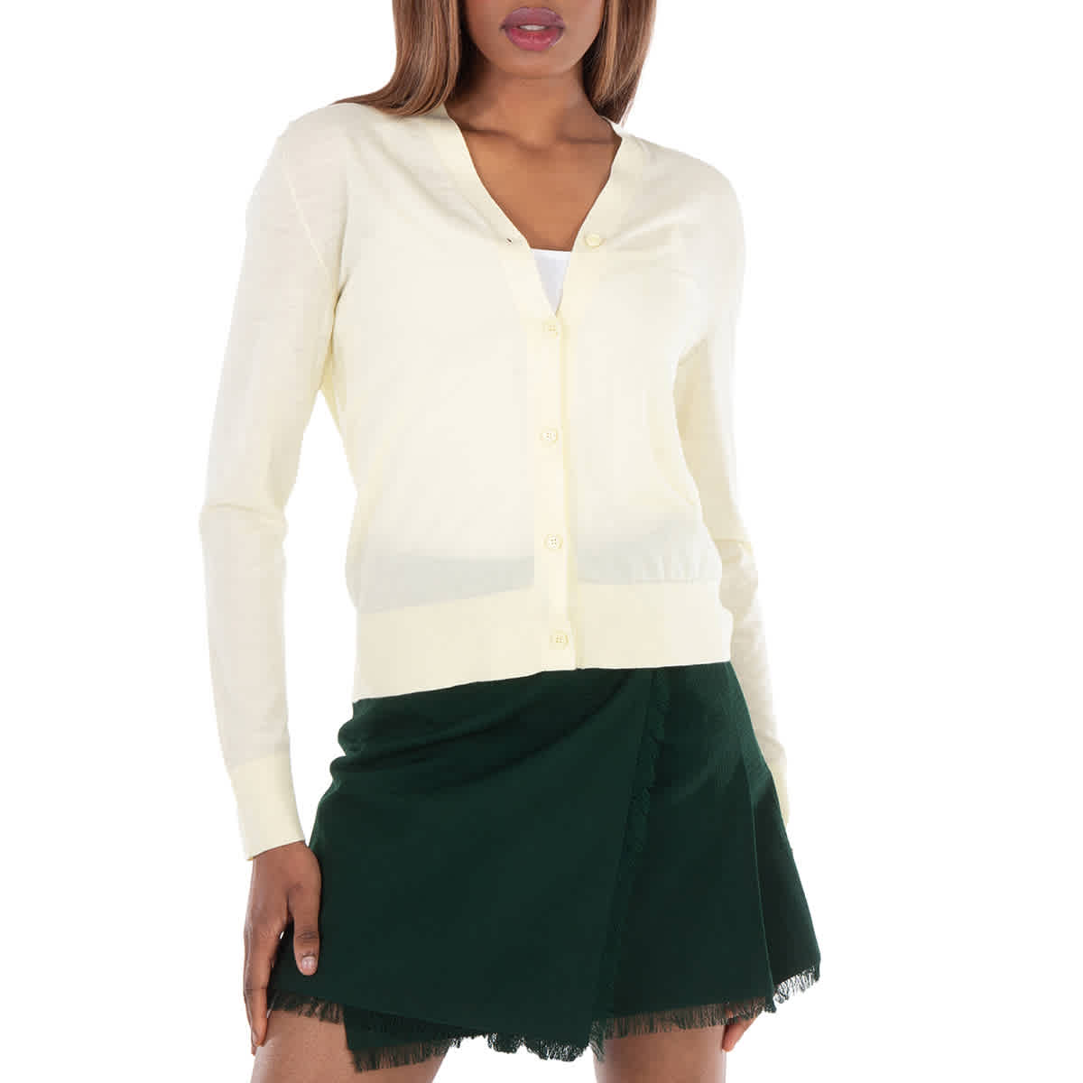 Кардиган на пуговицах с длинными рукавами Burberry, Sherbet
Кардиган на пуговицах с длинными рукавами Burberry, Sherbet