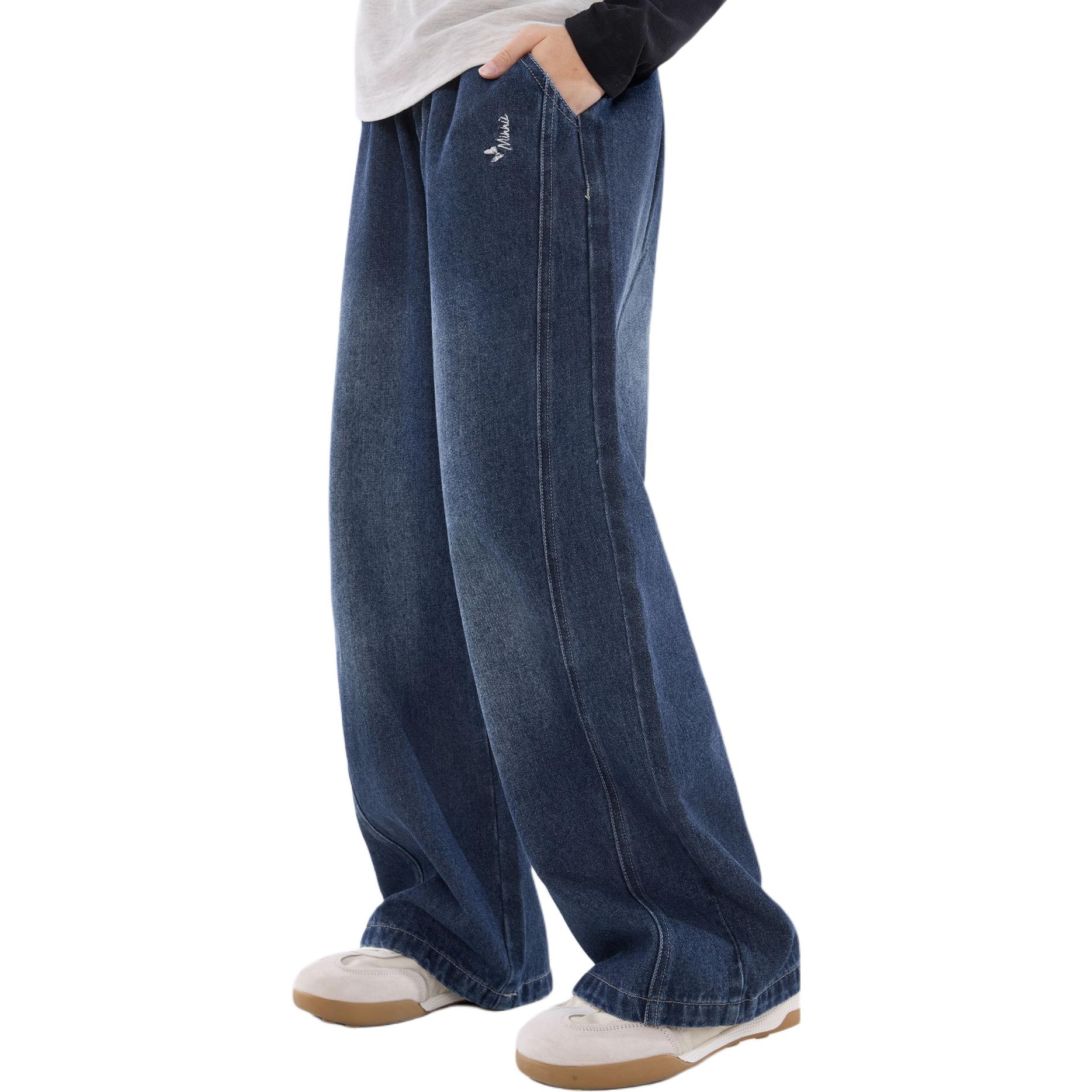 Джинсы Minnie Весна Осень Зима Однослойные с флисовой подкладкой для подростков Disney, темно-синий
Джинсы Minnie Весна Осень Зима Однослойные с флисовой подкладкой для подростков Disney, темно-синий