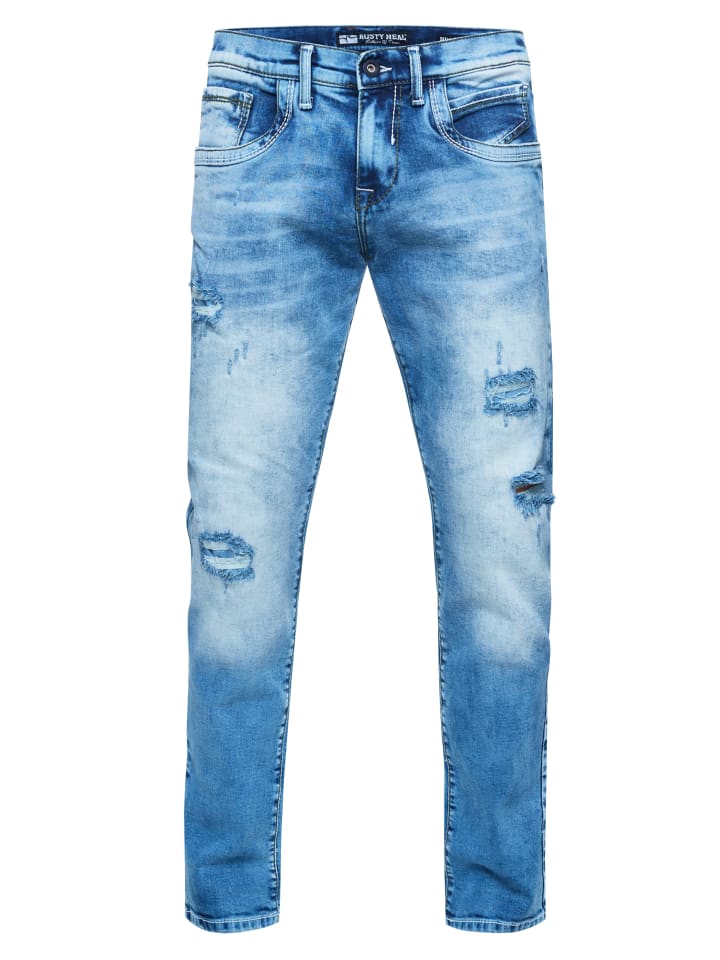 Джинсы "ODAR" с рваными краями, эластичные, синего цвета, Rusty Neal
Джинсы "ODAR" с рваными краями, эластичные, синего цвета, Rusty Neal