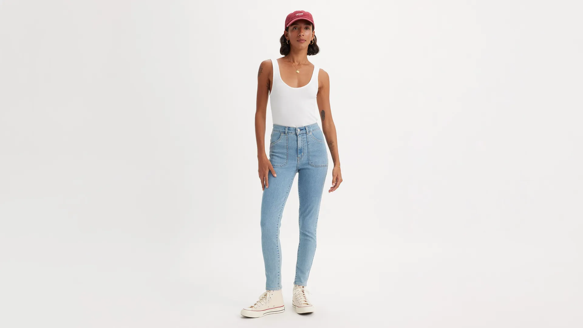 721 практичные женские джинсы скинни с высокой посадкой Levi's, цвет Light Of My Life - Light Wash
721 практичные женские джинсы скинни с высокой посадкой Levi's, цвет Light Of My Life - Light Wash