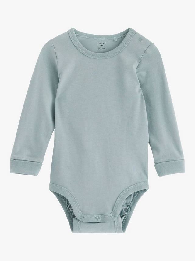 Детское базовое боди из органического хлопка с длинным рукавом Lindex, цвет Light Dusty Green
Детское базовое боди из органического хлопка с длинным рукавом Lindex, цвет Light Dusty Green