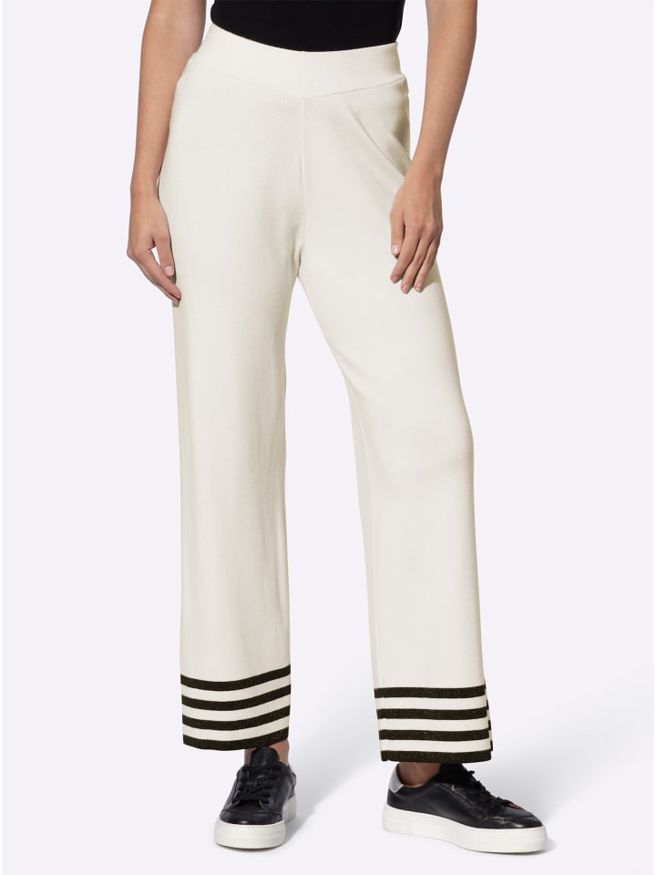 Трикотажные брюки цвета экрю Heine
Трикотажные брюки цвета экрю Heine