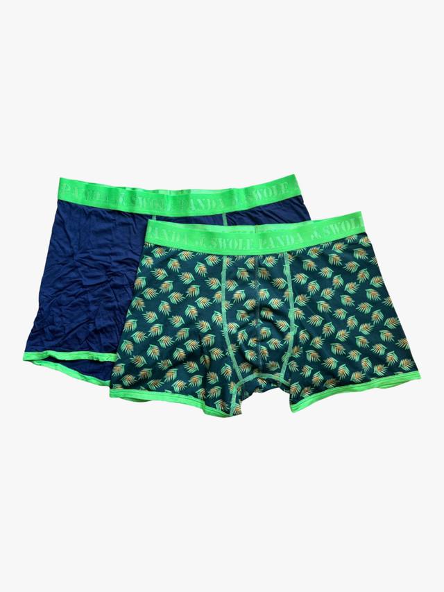 Боксеры Leaves & Plain Bamboo Swole Panda, Pack of 2, Navy/Green
Боксеры Leaves & Plain Bamboo Swole Panda, Pack of 2, Navy/Green