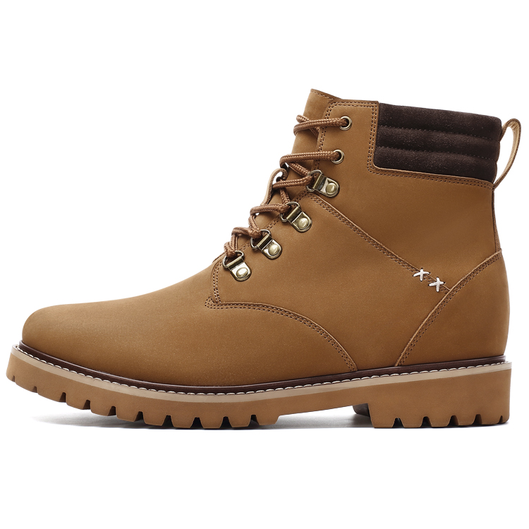 He Jinchang Короткие мужские ботинки Martin, земляно-желтые 
He Jinchang Короткие мужские ботинки Martin, земляно-желтые