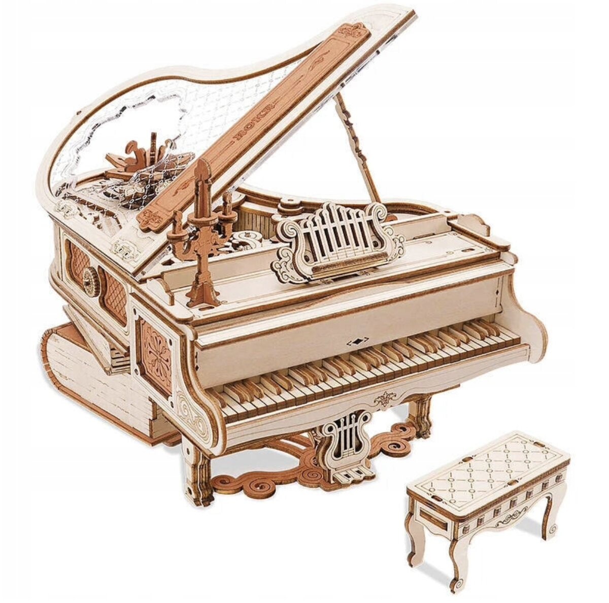 ROBOTIME 3D Puzzle Magic Piano волшебная игра на фортепиано музыкальная шкатулка на фортепиано Pan i Pani Gadżet
ROBOTIME 3D Puzzle Magic Piano волшебная игра на фортепиано музыкальная шкатулка на фортепиано Pan i Pani Gadżet