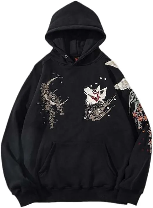 JYHBHMZG Unisex Fleece Hoodie с вышивкой Sukajan
JYHBHMZG Unisex Fleece Hoodie с вышивкой Sukajan