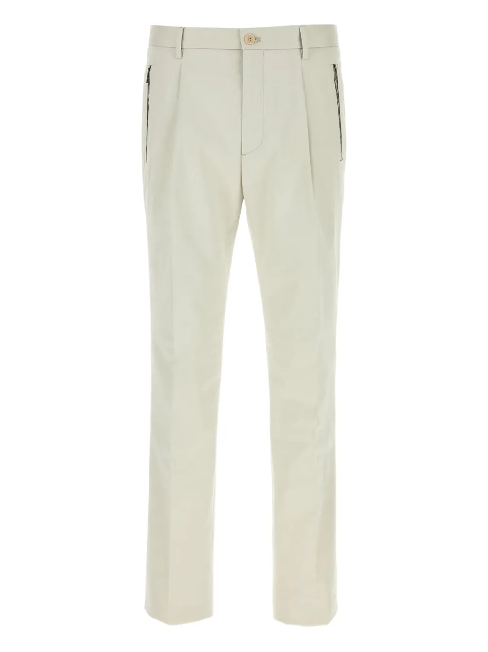 Брюки со складками и карманами на молнии ETRO, нейтральный
Брюки со складками и карманами на молнии ETRO, нейтральный