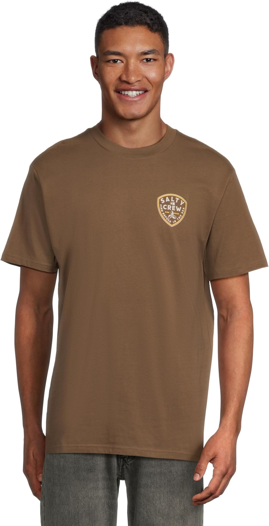 Мужская классическая футболка Rotor с коротким рукавом Salty Crew, Teak
Мужская классическая футболка Rotor с коротким рукавом Salty Crew, Teak