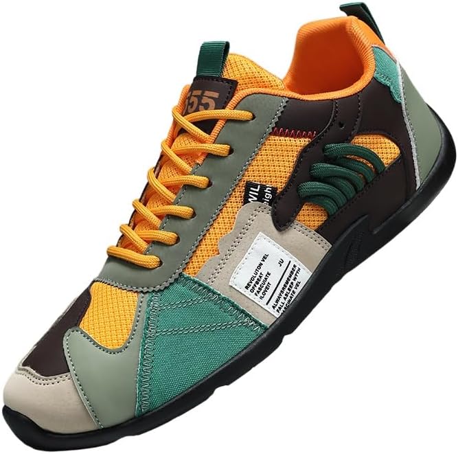 Мужские ретро кроссовки с дышащей сеткой - зеленый и бежевый, с нескользящей подошвой, всесезонные повседневные туфли с текстильной подкладкой и круглым носком для ежедневного комфорта Clolinde
Мужские ретро кроссовки с дышащей сеткой - зеленый и бежевый, с нескользящей подошвой, всесезонные повседневные туфли с текстильной подкладкой и круглым носком для ежедневного комфорта Clolinde