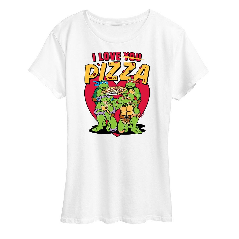 Женская футболка с рисунком «Черепашки-ниндзя» «Я люблю тебя, пицца» Licensed Character, белый
Женская футболка с рисунком «Черепашки-ниндзя» «Я люблю тебя, пицца» Licensed Character, белый