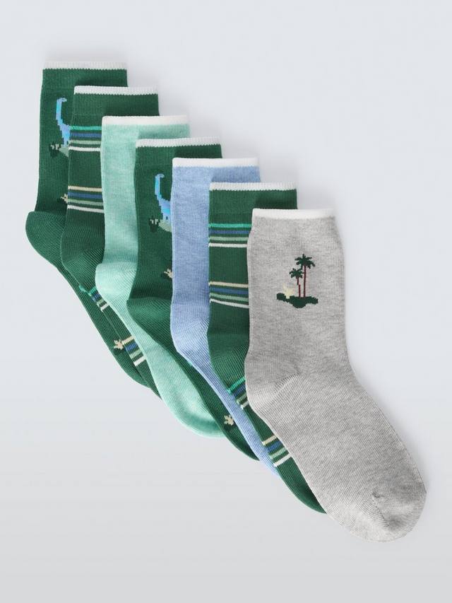 Детские носки Dino John Lewis, Pack of 7, Multi
Детские носки Dino John Lewis, Pack of 7, Multi