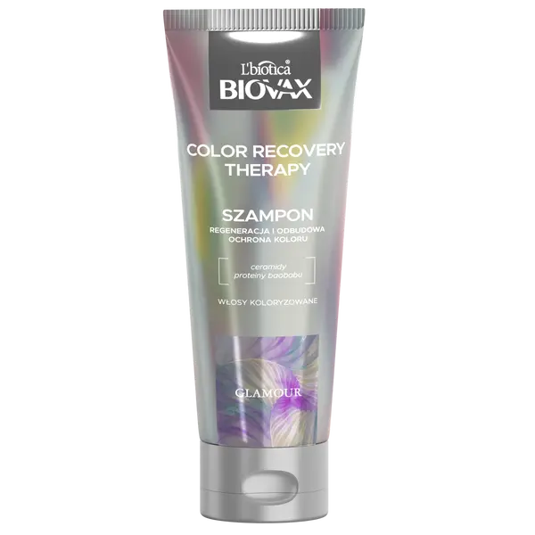 Шампунь для окрашенных волос, 200 мл L'Biotica Biovax Glamour color recovery therapy
Шампунь для окрашенных волос, 200 мл L'Biotica Biovax Glamour color recovery therapy