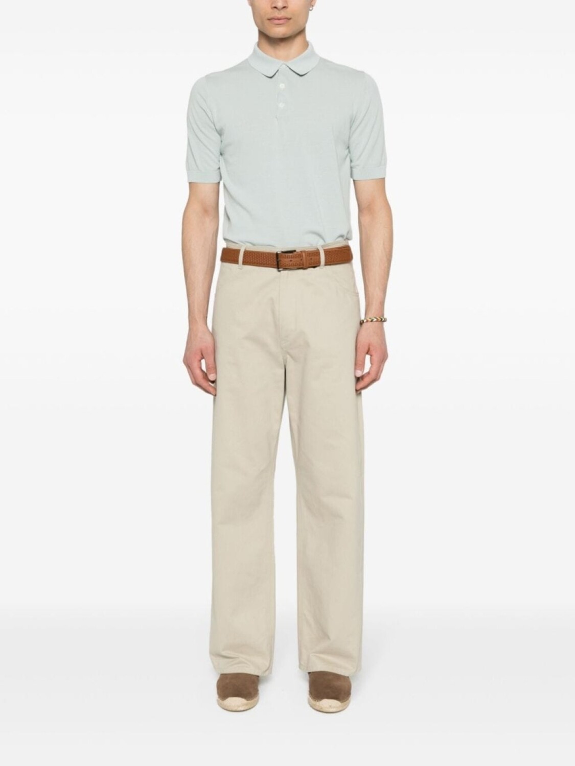 Рубашка-поло из тонкого хлопка в рубчик Eleventy, зеленая
Рубашка-поло из тонкого хлопка в рубчик Eleventy, зеленая