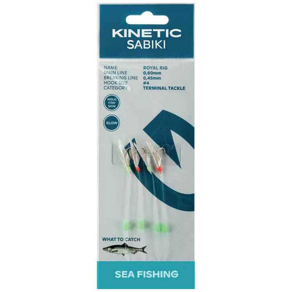 Оснастки Kinetic Sabiki Royal, прозрачный
Оснастки Kinetic Sabiki Royal, прозрачный
