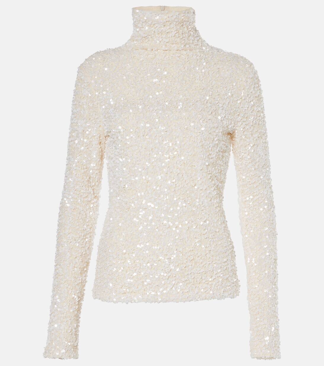 Топ с пайетками Xu Zhi, белый
Топ с пайетками Xu Zhi, белый