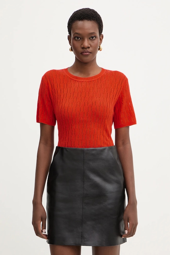 Свитер из шерстяной смеси Patrizia Pepe, оранжевый
Свитер из шерстяной смеси Patrizia Pepe, оранжевый