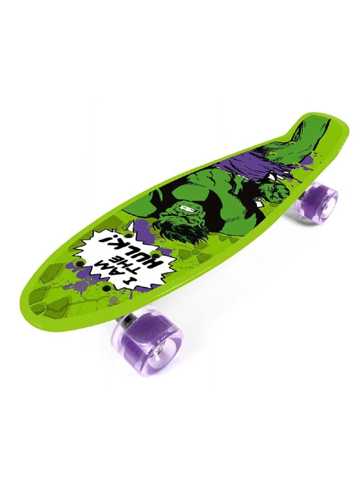 Пенниборд Hulk - компактный скейтборд для детей Marvel Heroes
Пенниборд Hulk - компактный скейтборд для детей Marvel Heroes