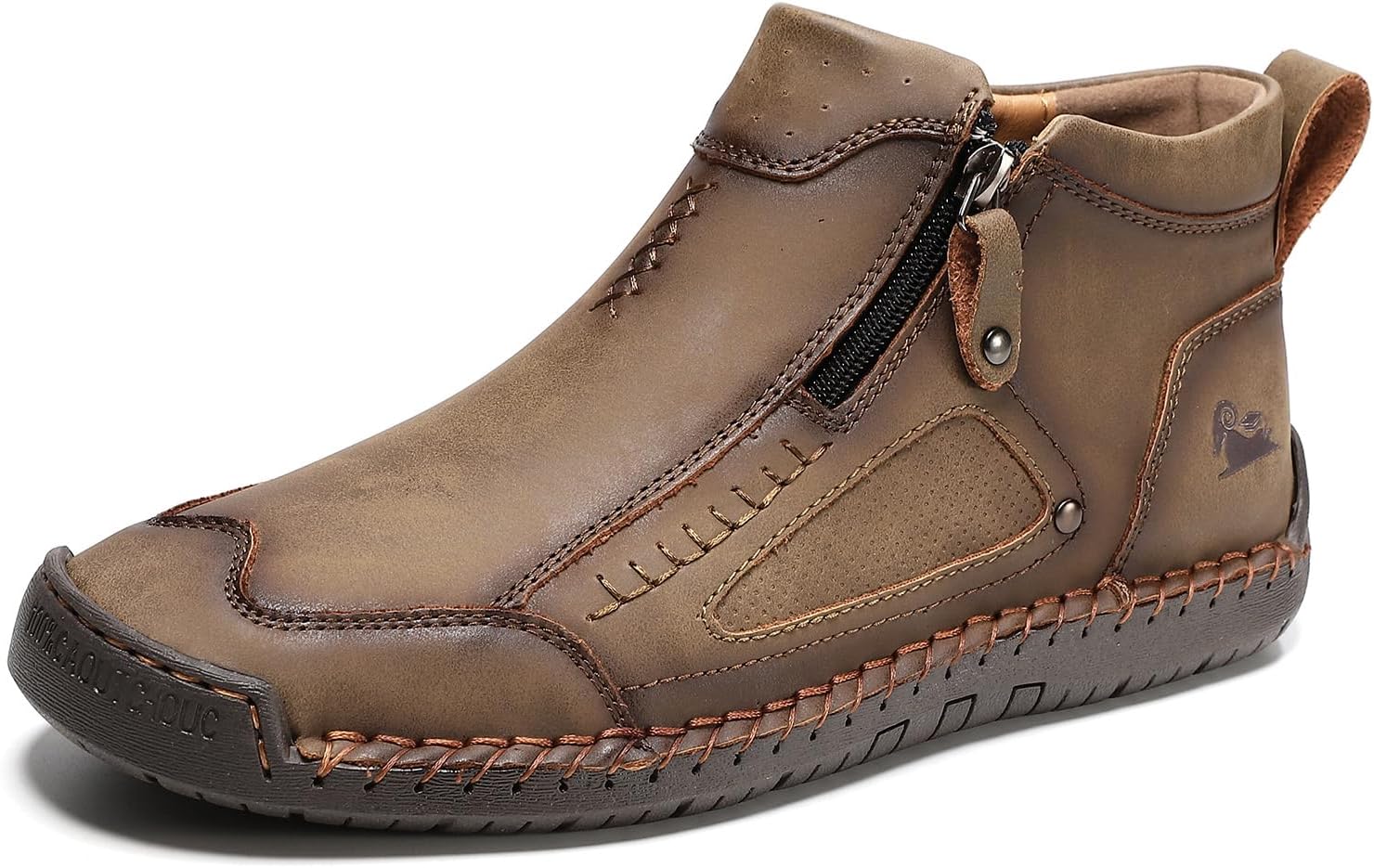 Мужские кожаные ботинки NXNBHSL с ручной строчкой, круглый носок, ботинки до щиколотки с боковой молнией, модные, удобные, винтажные, легкие, для прогулок, вождения, средние по высоте, для повседневной носки и офиса, хаки
Мужские кожаные ботинки NXNBHSL с ручной строчкой, круглый носок, ботинки до щиколотки с боковой молнией, модные, удобные, винтажные, легкие, для прогулок, вождения, средние по высоте, для повседневной носки и офиса, хаки