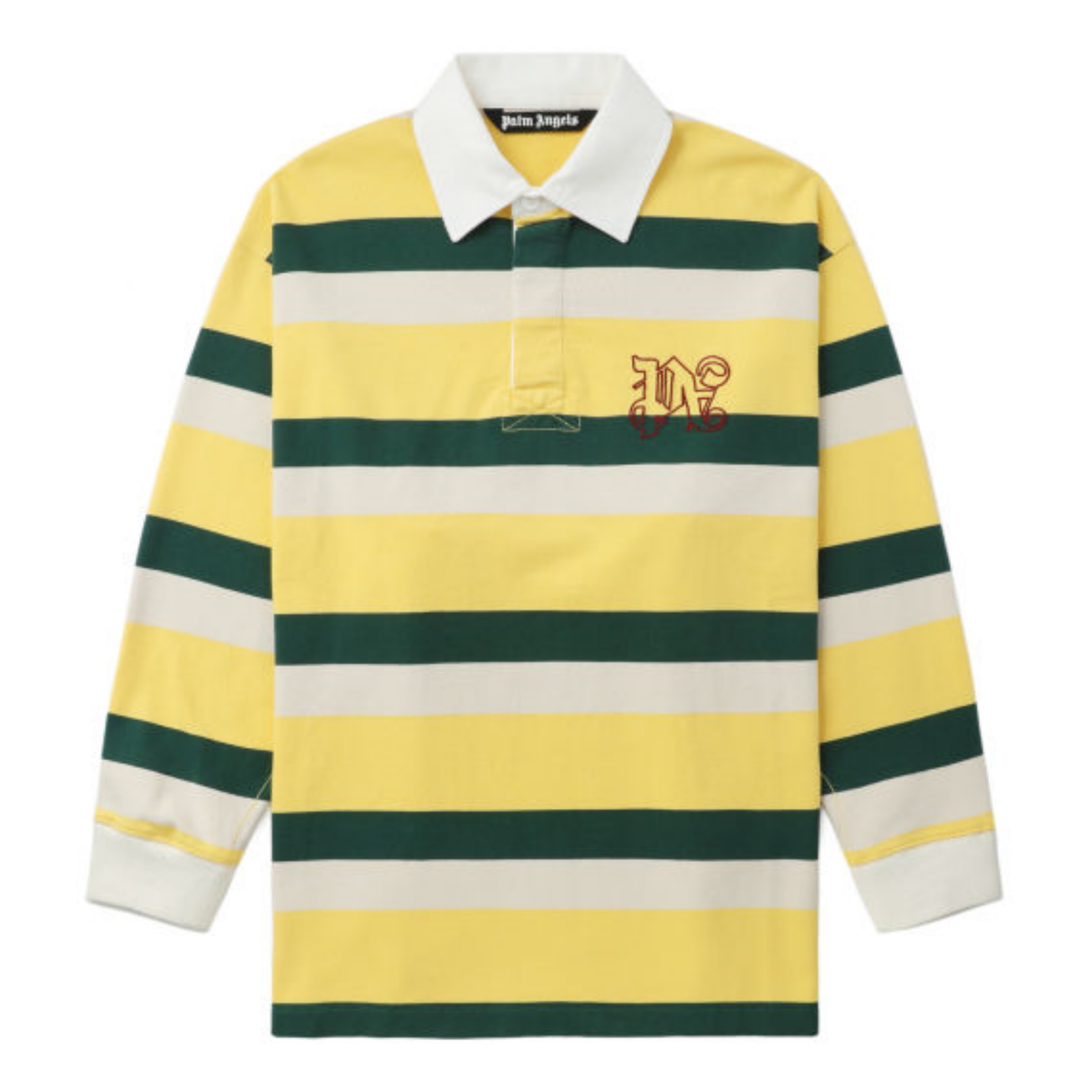 PALM ANGELS Трикотажный мужской поло с воротником желтого цвета
PALM ANGELS Трикотажный мужской поло с воротником желтого цвета