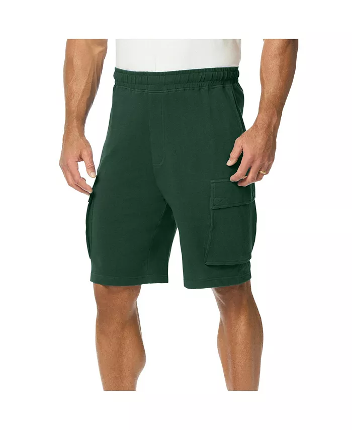 Мужские шорты карго из френч терри KingSize, зеленый
Мужские шорты карго из френч терри KingSize, зеленый