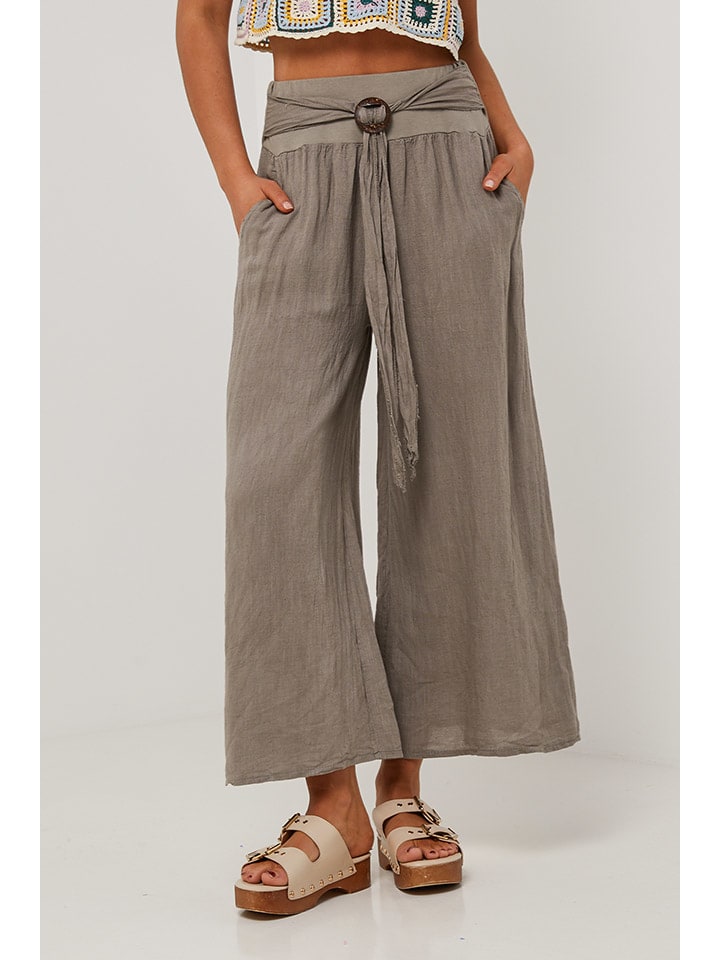 Тканевые брюки Le Monde du Lin, бежевый
Тканевые брюки Le Monde du Lin, бежевый