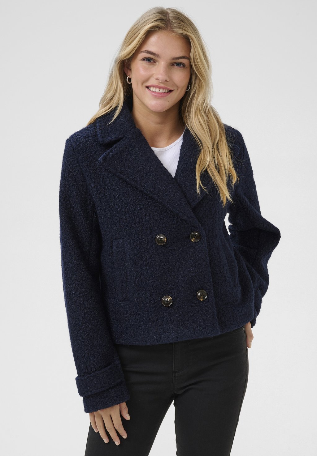 Блейзер Kaffe, темно-синий
Блейзер Kaffe, темно-синий