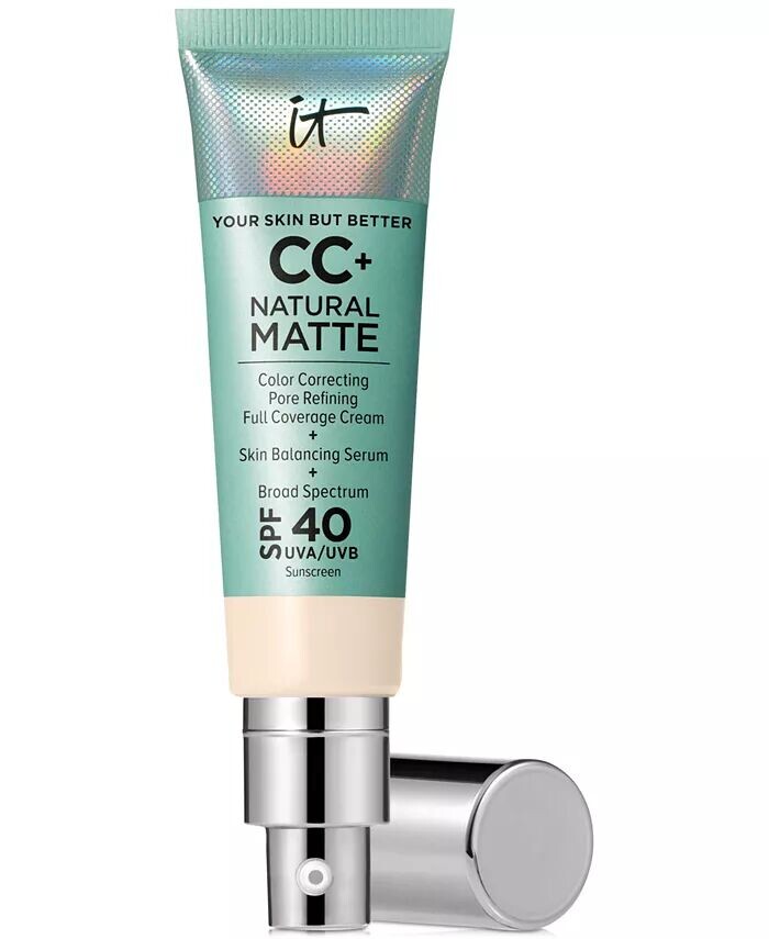 CC+ Крем-матовая основа SPF 40 It Cosmetics, цвет Fair Ivory
CC+ Крем-матовая основа SPF 40 It Cosmetics, цвет Fair Ivory