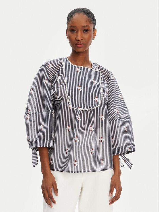 Блузка loose fit Pristina 252102525224 Munthe, синий
Блузка loose fit Pristina 252102525224 Munthe, синий