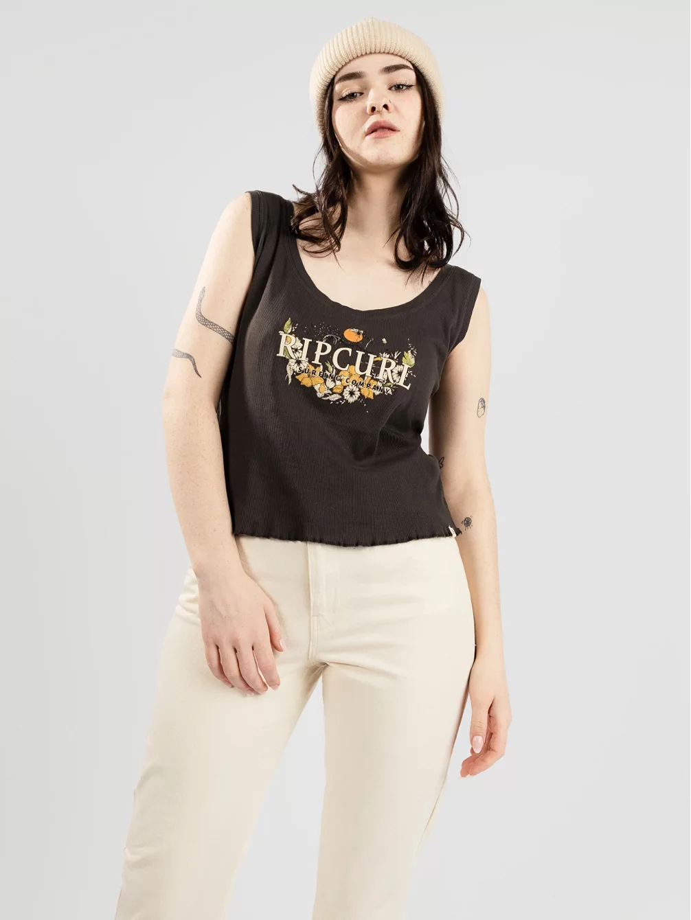 Рубчатая майка Oceans Together Rip Curl, черный
Рубчатая майка Oceans Together Rip Curl, черный