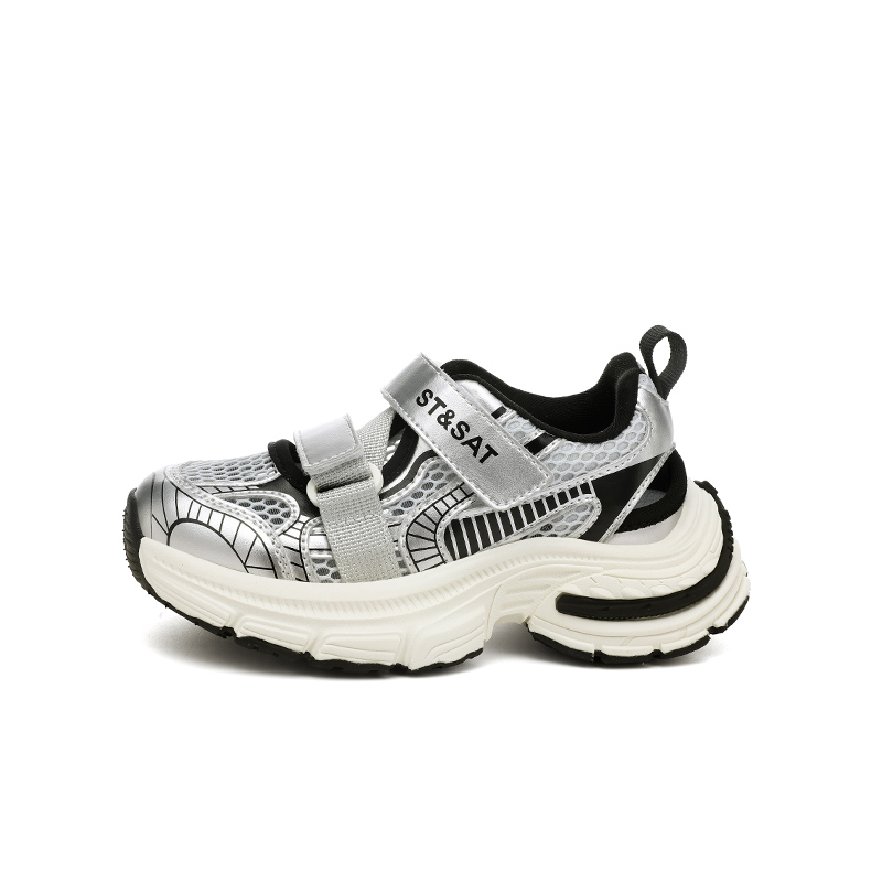 Скользоустойчивые противоударные амортизирующие износостойкие дышащие повседневные детские кроссовки Kids' ST&SAT, черный/серебряный
Скользоустойчивые противоударные амортизирующие износостойкие дышащие повседневные детские кроссовки Kids' ST&SAT, черный/серебряный