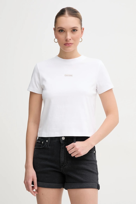 Хлопковая футболка Calvin Klein Jeans, белый
Хлопковая футболка Calvin Klein Jeans, белый